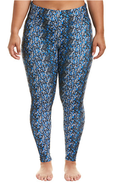 High Wasited Legging with Trunk Print