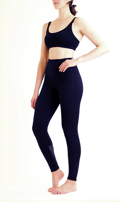 HW Legging with Mesh Piecing Full Length