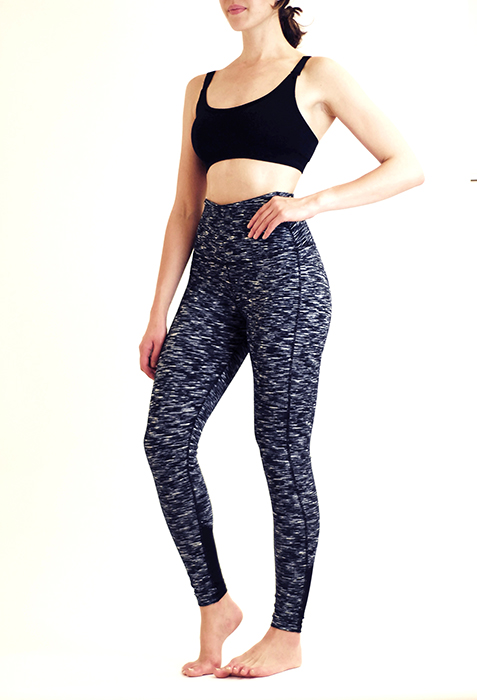 Spacedye HW Legging with Mesh Full Length